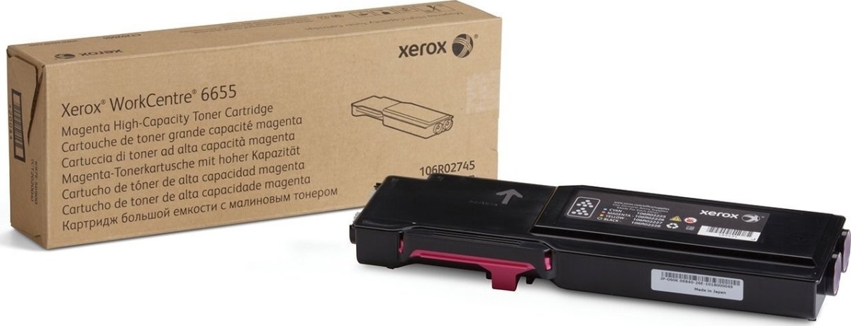Xerox WC6655 lasertoner, magenta, 7000s