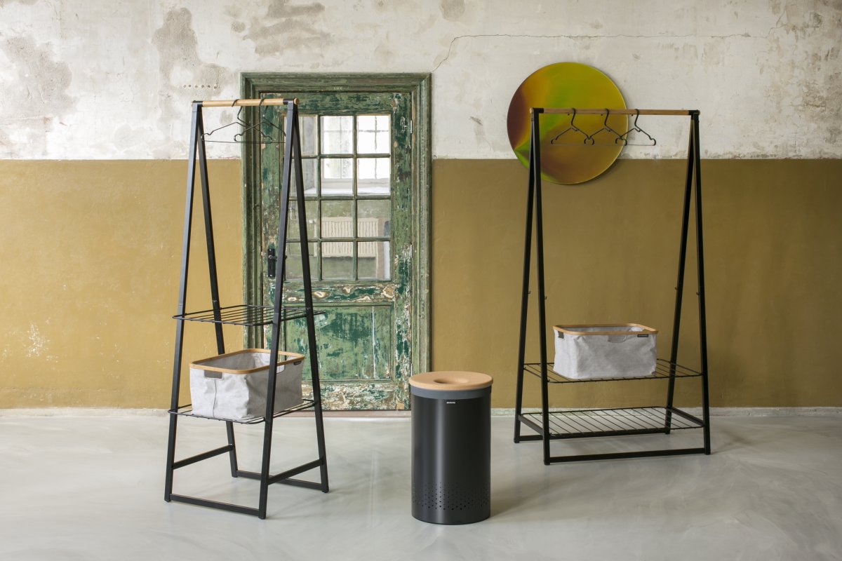 Brabantia Linn Garderobsstativ, Smal, svart