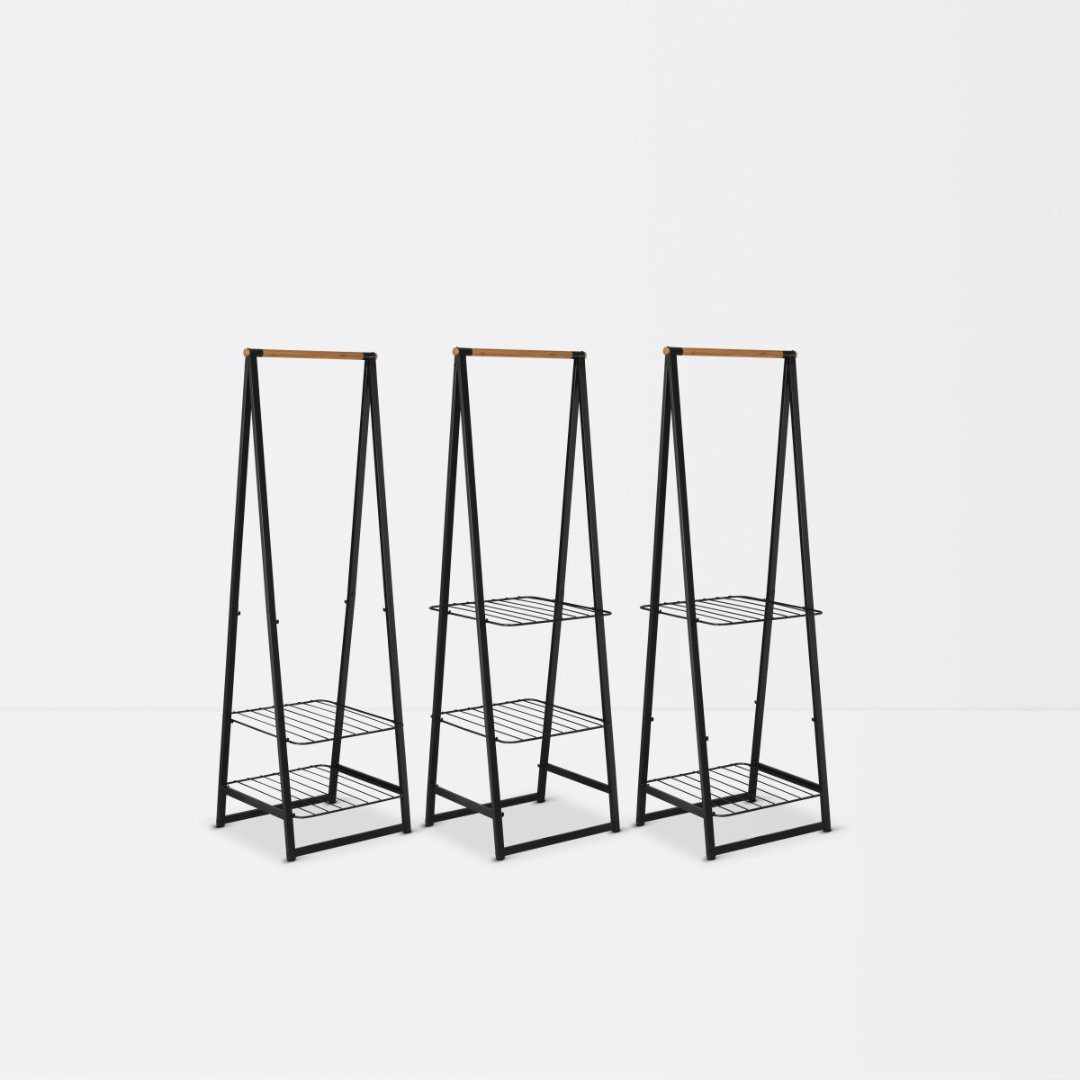 Brabantia Linn Garderobsstativ, Smal, svart