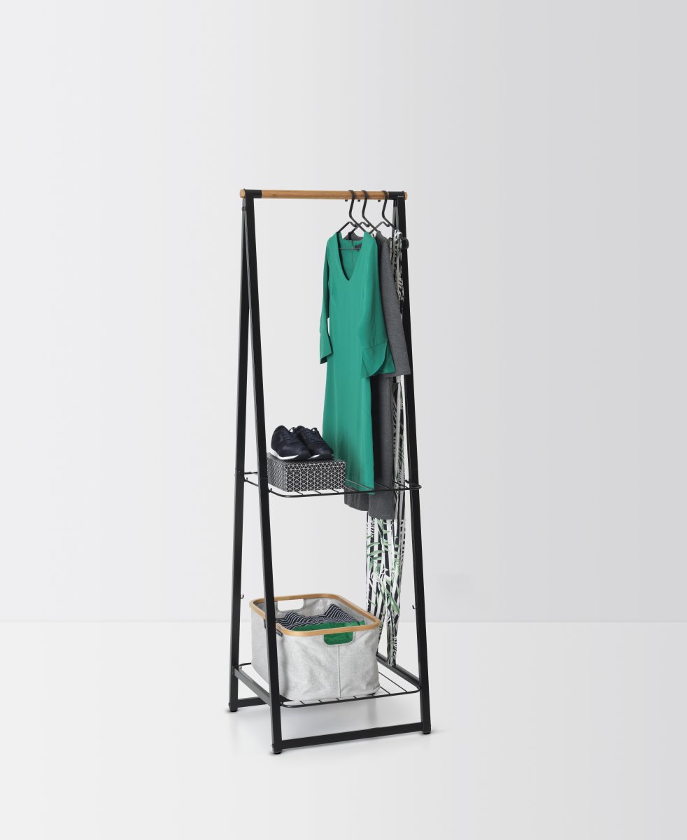 Brabantia Linn Garderobsstativ, Smal, svart