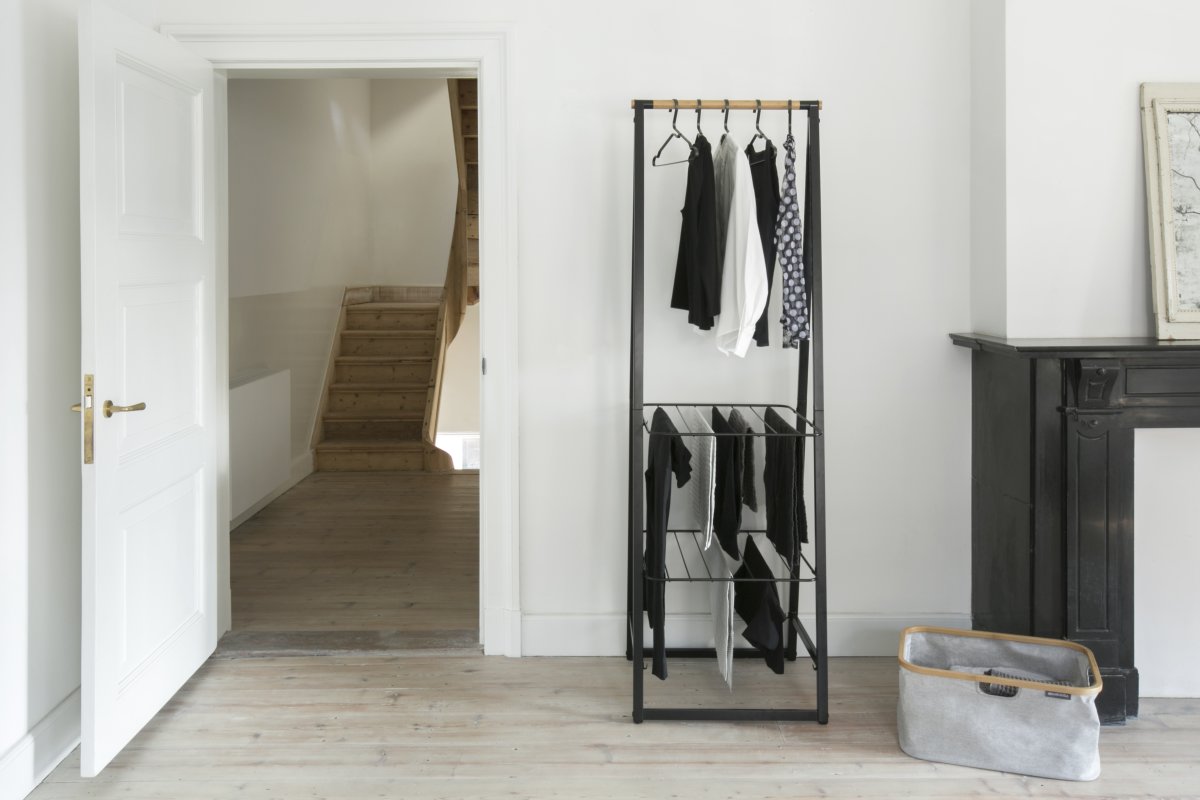 Brabantia Linn Garderobsstativ, Smal, svart