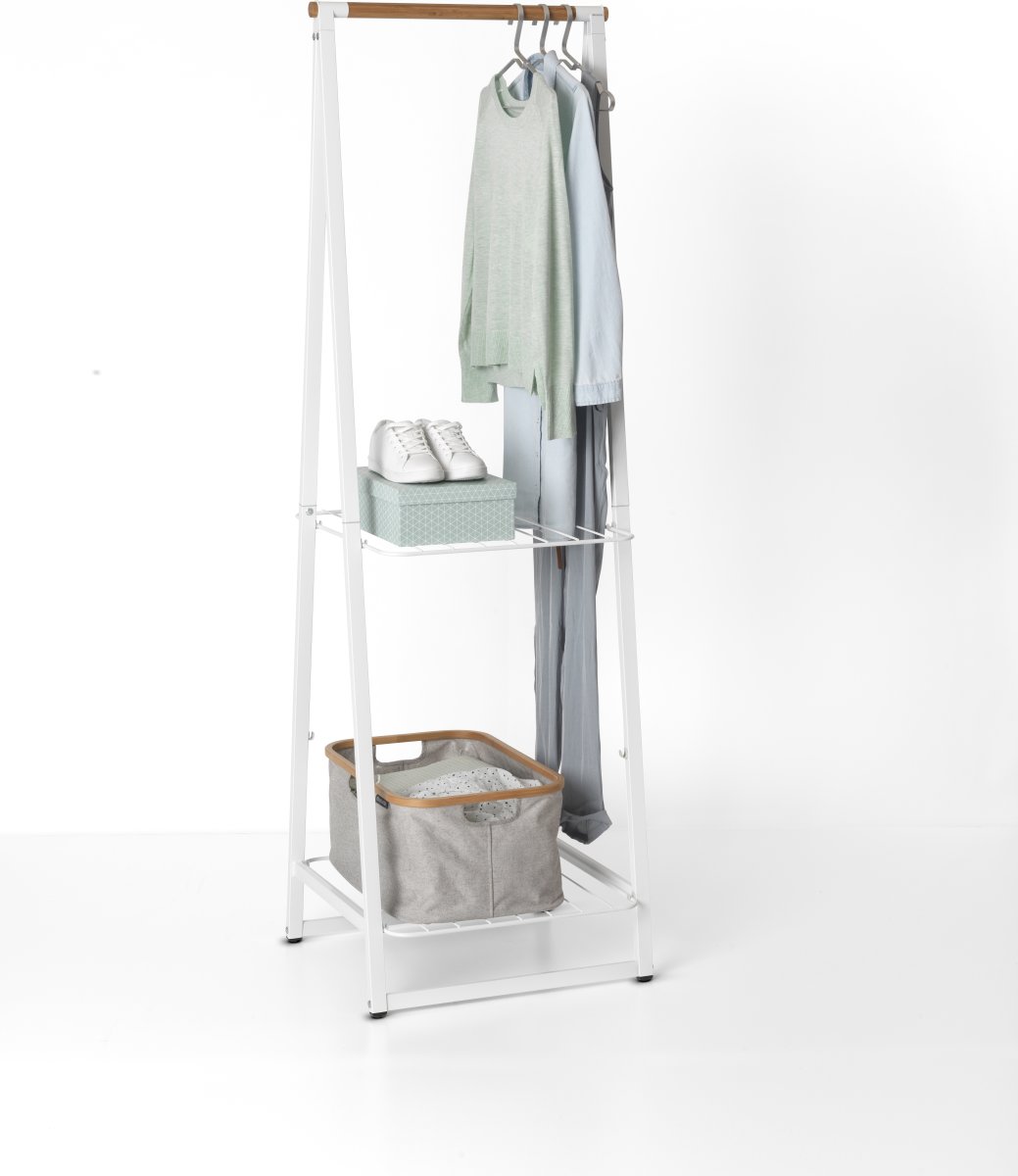 Brabantia Linn Garderobsstativ, smal, vit