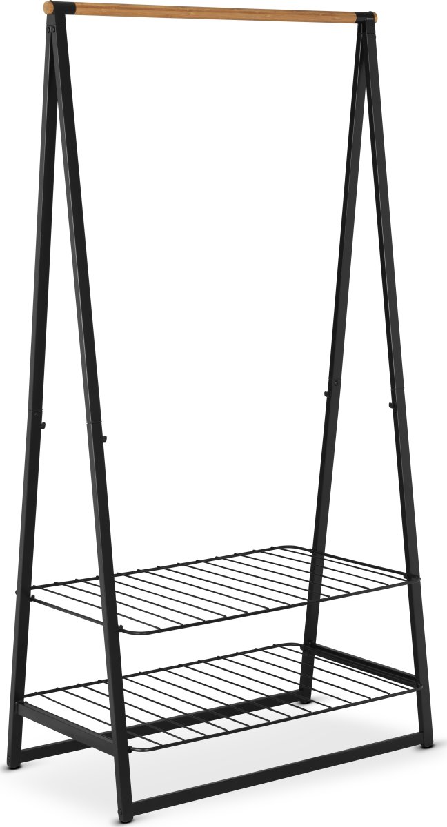 Brabantia Linn Garderobsstativ, Bred, Svart