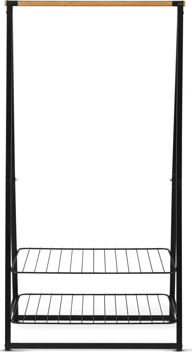 Brabantia Linn Garderobsstativ, Bred, Svart