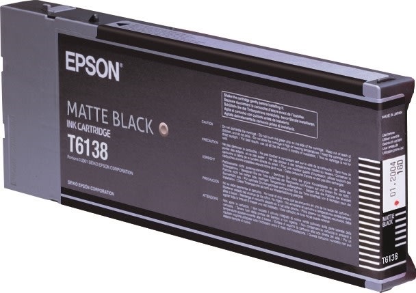 Bläckpatron Epson T6138 Matt svart 110 ml