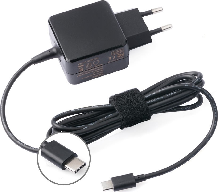 MicroBattery USB-C-strömadapter, 15 W