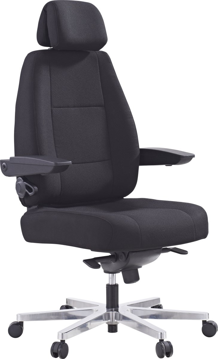Kontorsstol 24/7 Camira Svart