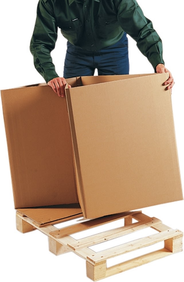 Palle container bund, 775 x 557 x 700 mm, 2-lags