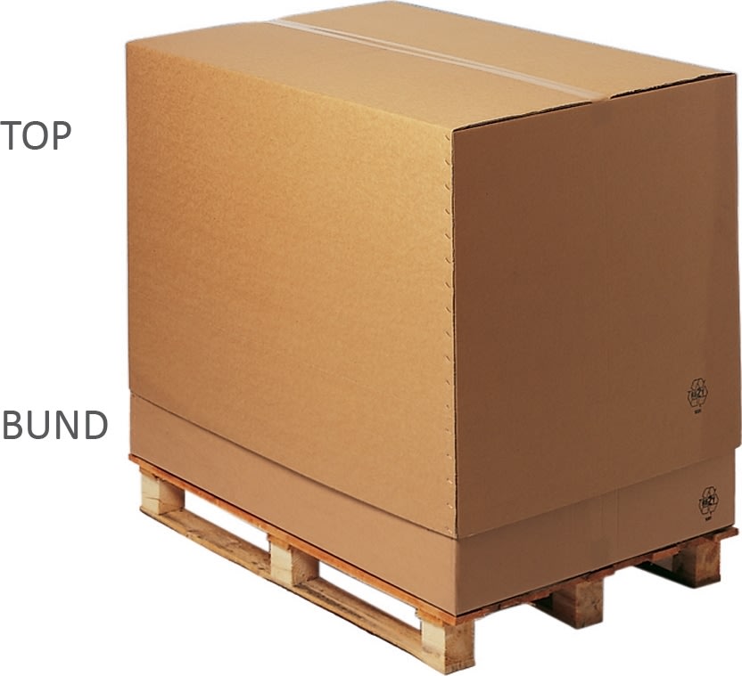 Teleskop låg til 1/2 palle container