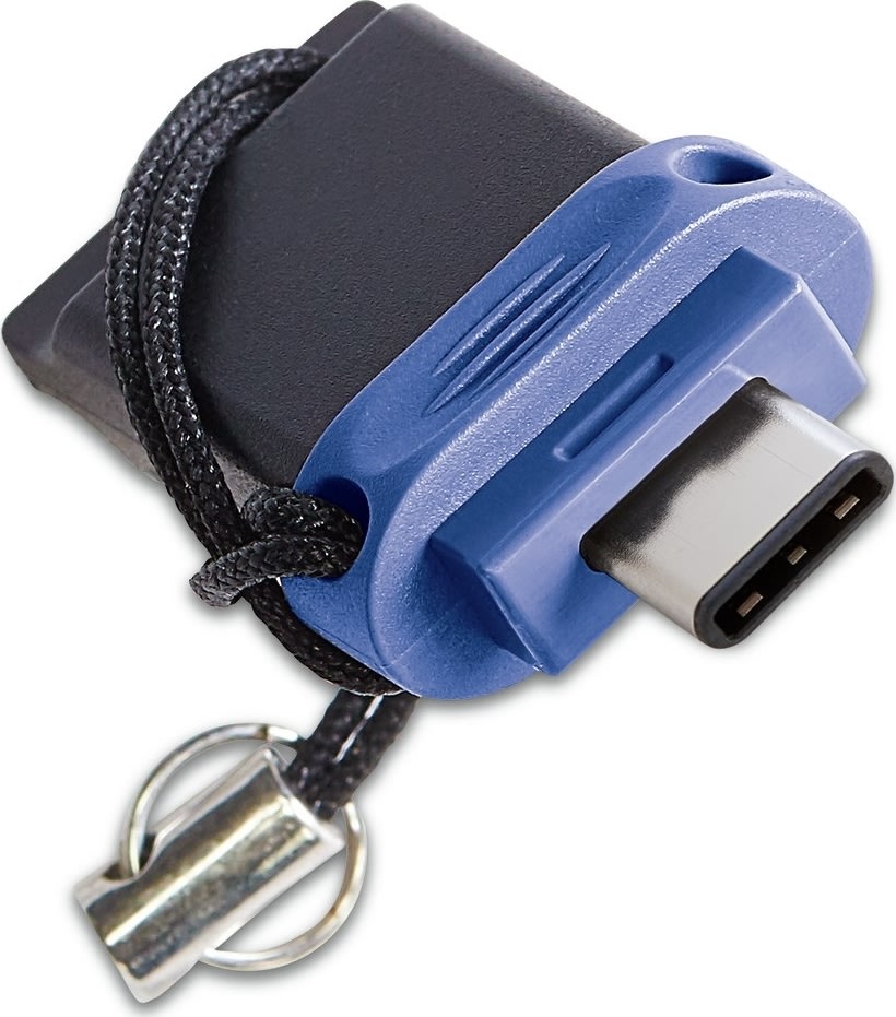 Verbatim Dual Drive USB/USB-C 64 GB, sort