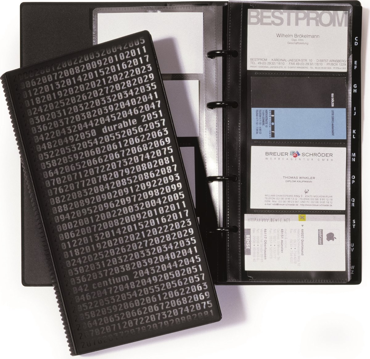 Durable Visifix Centium visitkortsmapp