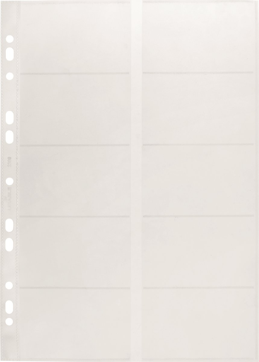 Durable Visifix visitkortsfickor A4, 10 st