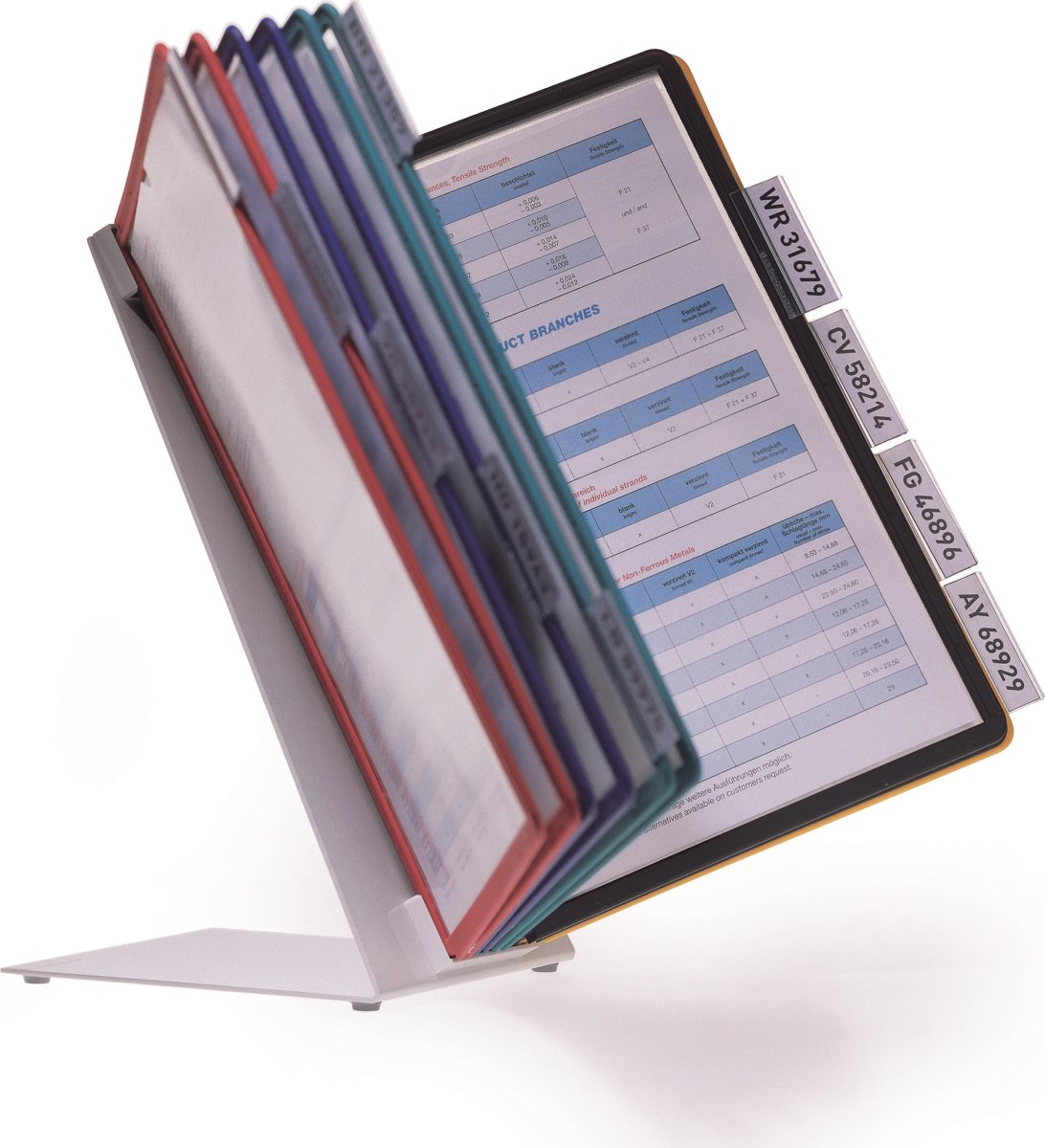 Durable Vario® 10 Bordsställ, sorterade färger