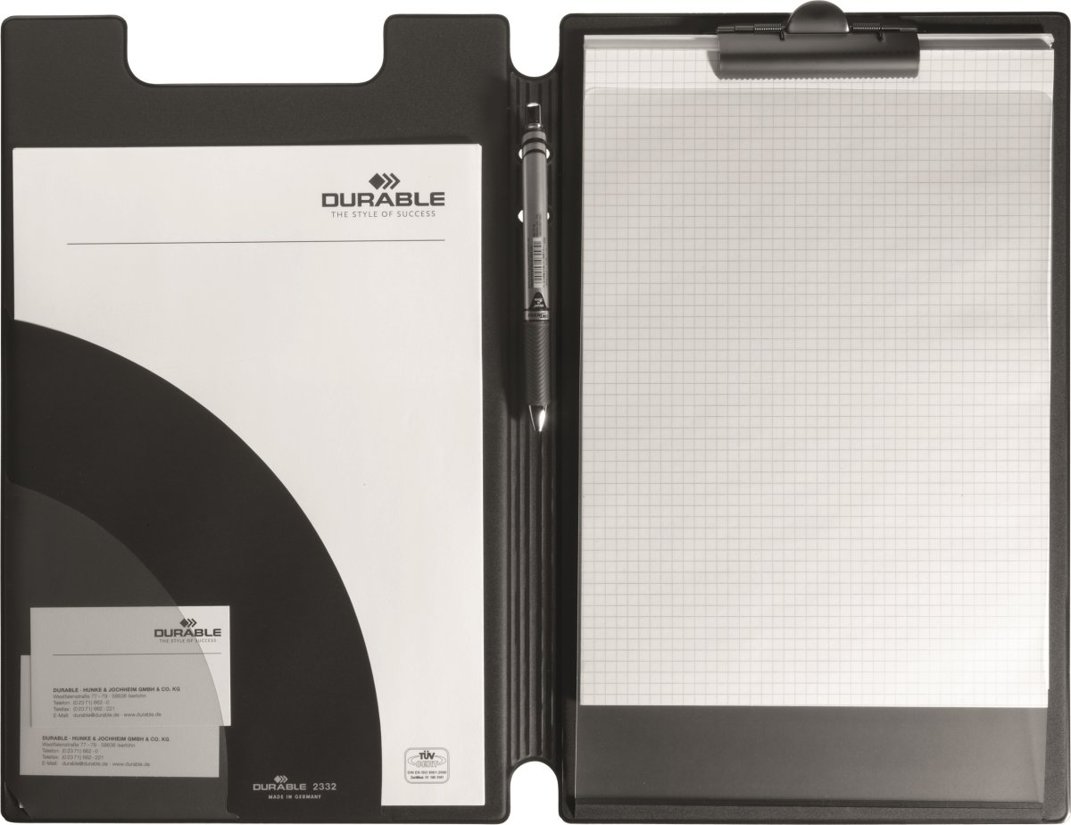 Durable skrivplatta, A4+, dubbel