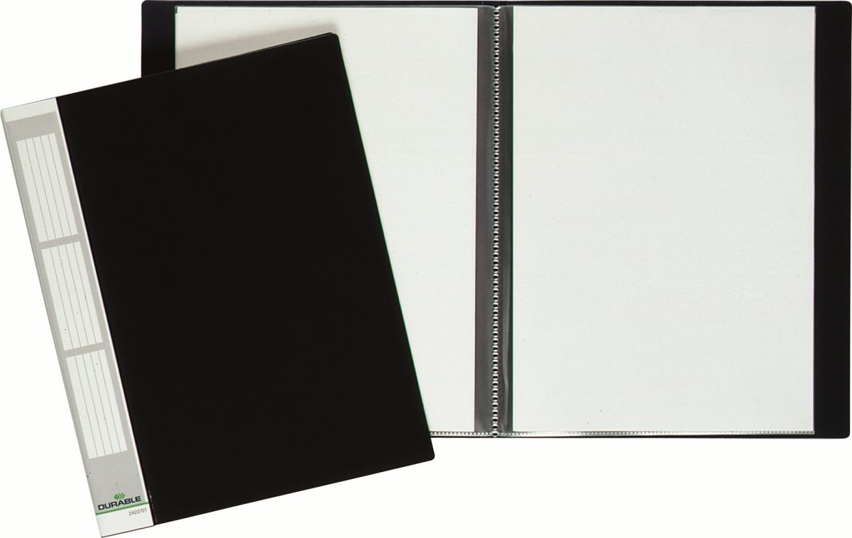 Durable Duralook presentationsmapp med 20 fickor