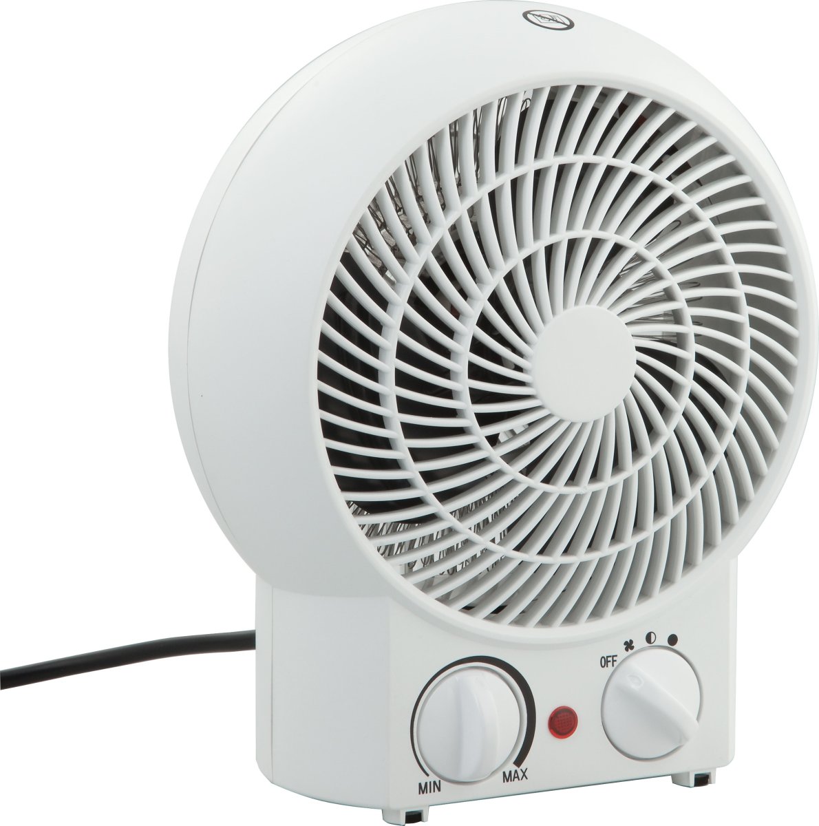 Ventilator och värmefläkt 2000 watt, vit