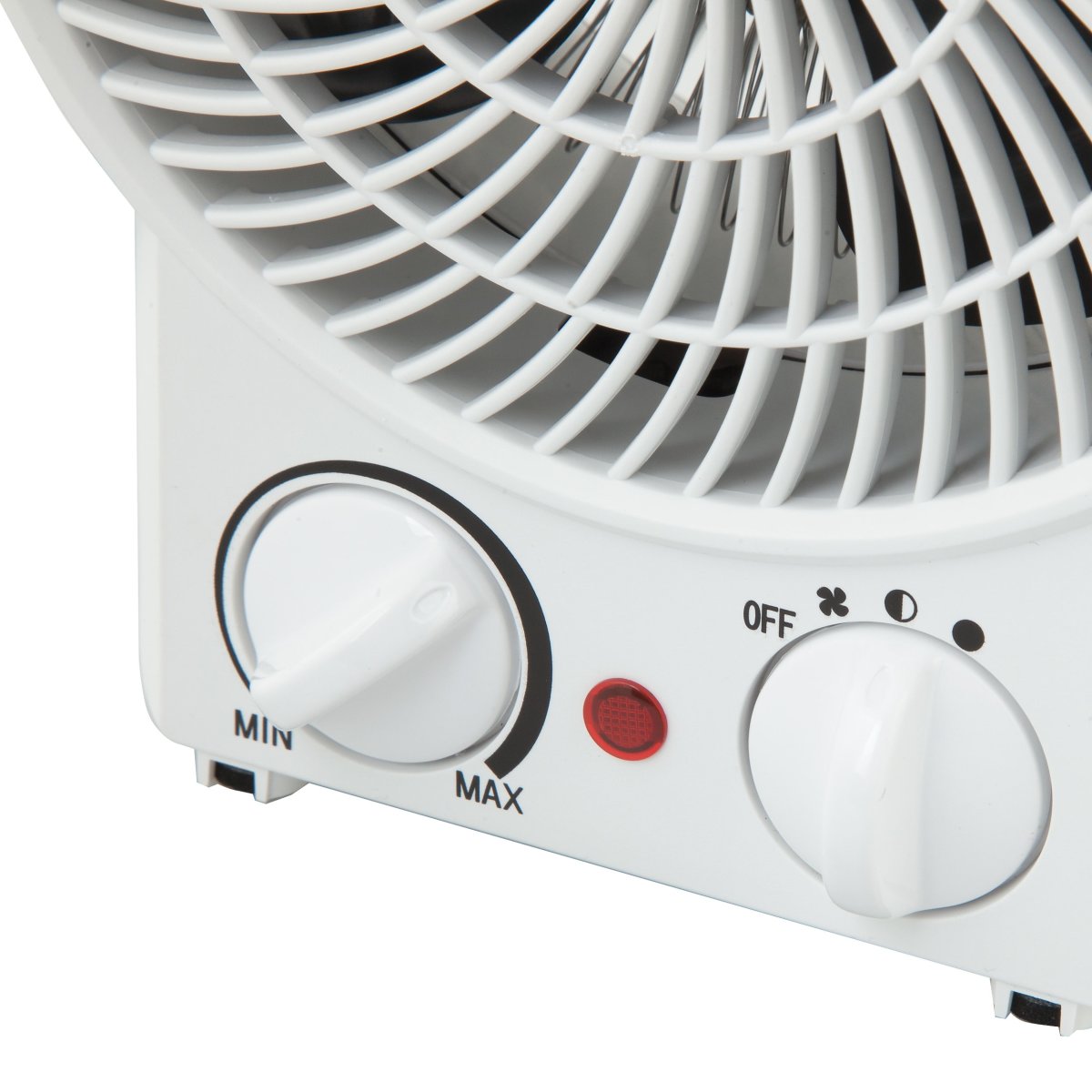 Ventilator och värmefläkt 2000 watt, vit