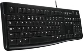 Logitech K120 Business nordisk tastatur, sort