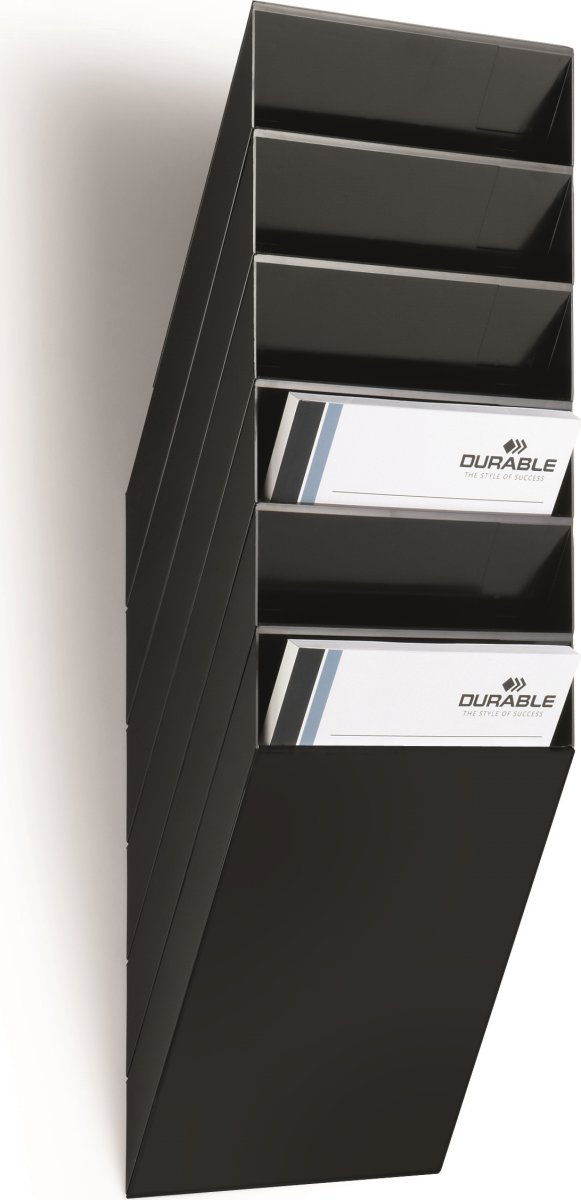 Broschyrhållare Durable Flexiboxx A4 Stående Svart