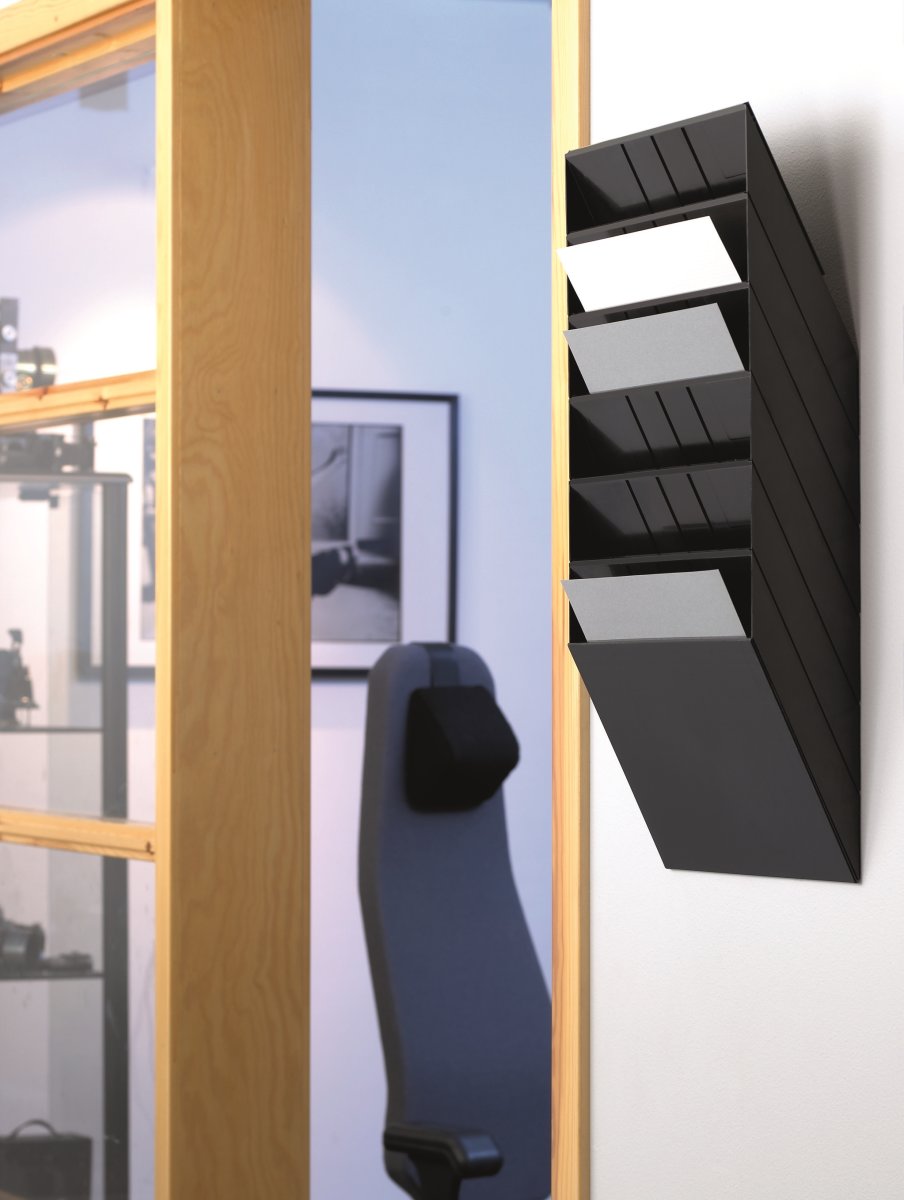 Broschyrhållare Durable Flexiboxx A4 Liggande Sv.