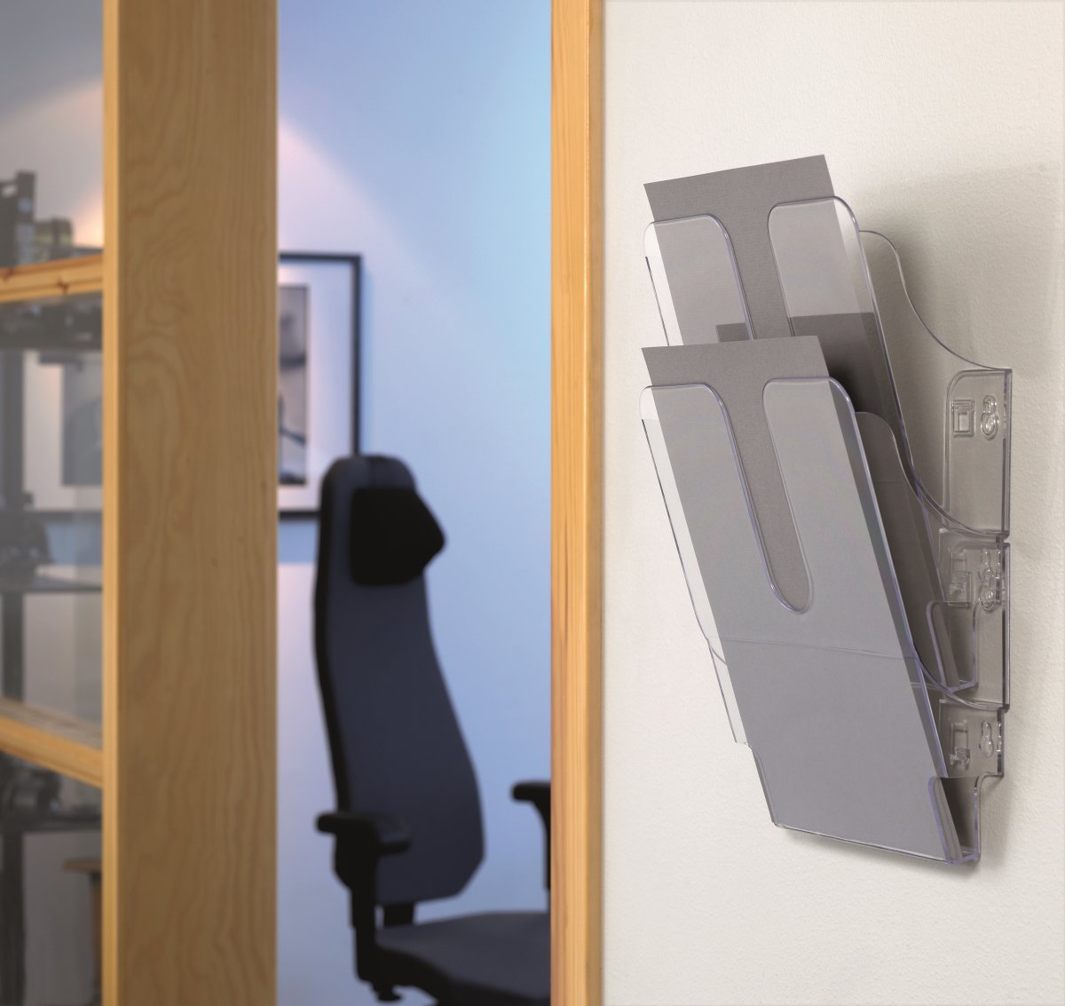 Blankettfack Durable Flexiplus A4 Stående Transp.