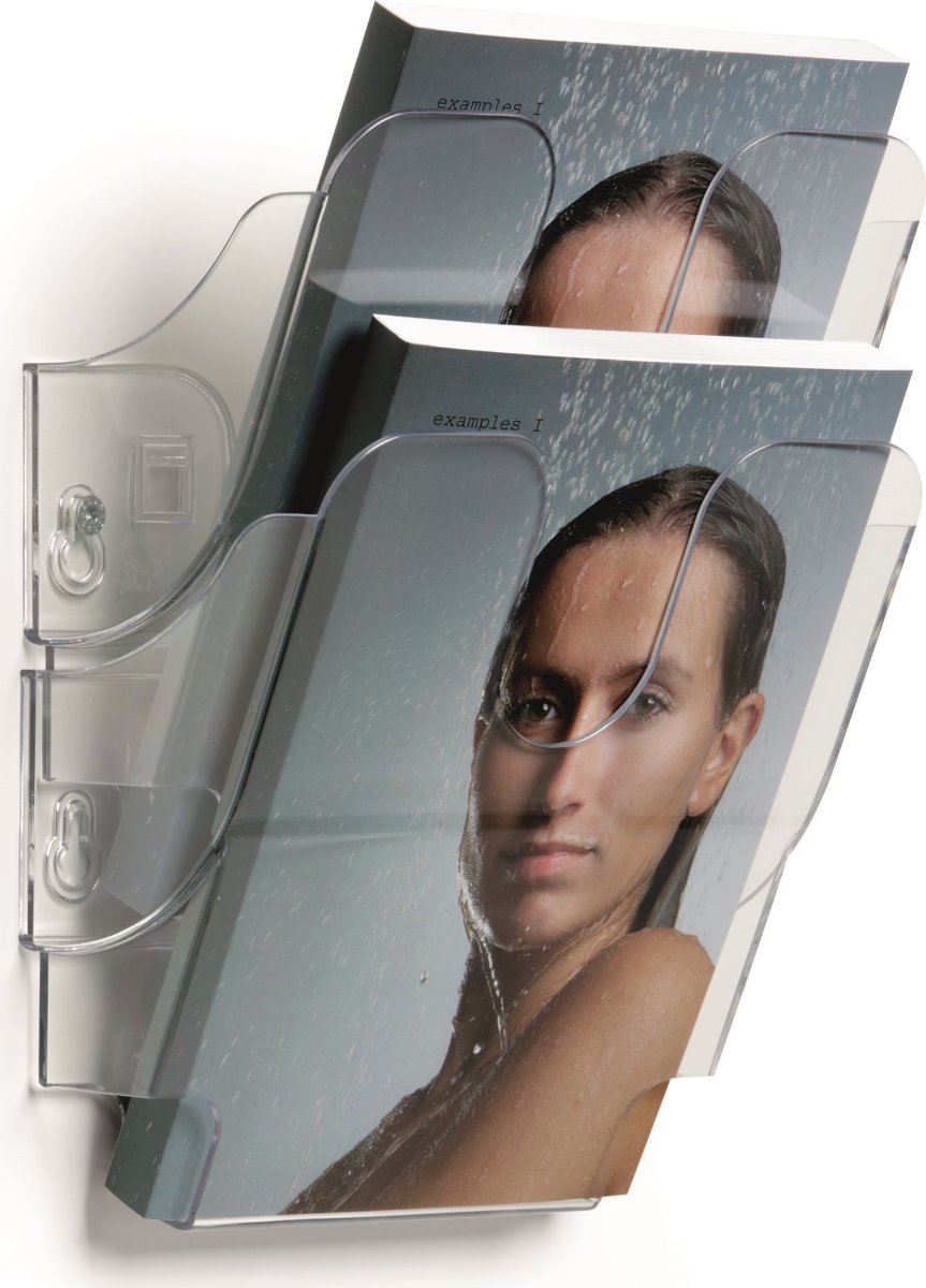 Blankettfack Durable Flexiplus A5 Stående Transp.