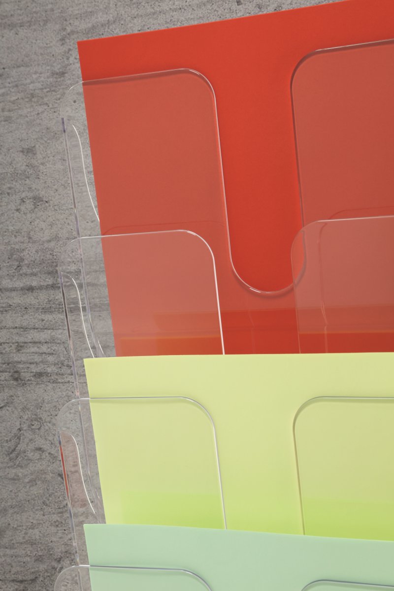 Blankettfack Durable Flexiplus A4 Stående Transp.