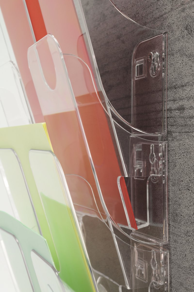 Blankettfack Durable Flexiplus A4 Stående Transp.