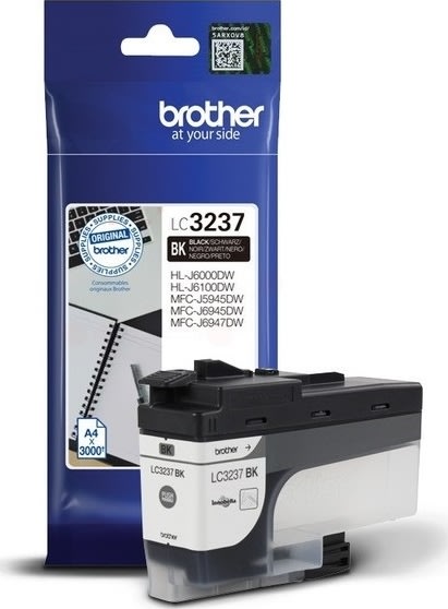Bläckpatron Brother LC3237M Svart 3000 sidor