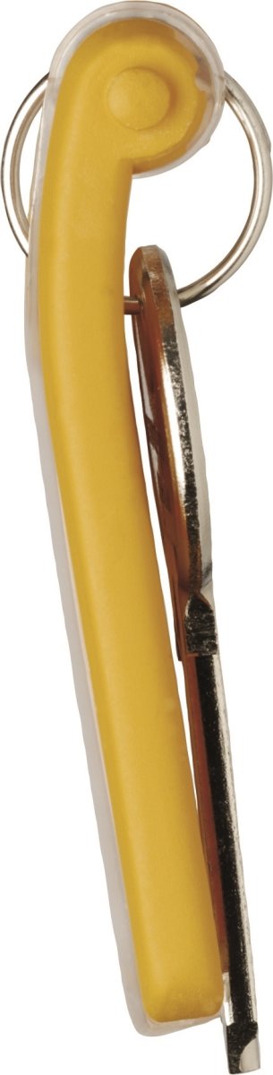 Durable Key Clip nyckelring/bricka, 6 st, gul