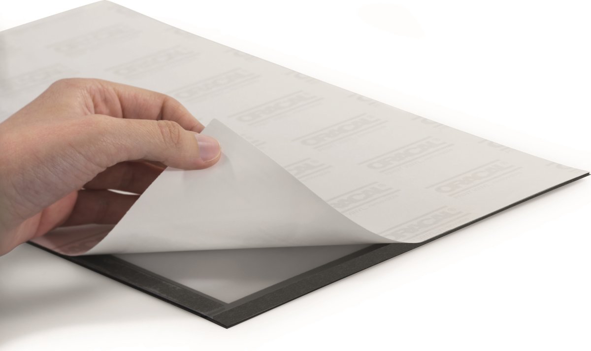 Durable Självhäftande Magnetram A3, silver, 6 st.
