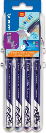 Fiberpenna Pilot FriXion Fineliner F4 pastellfärg