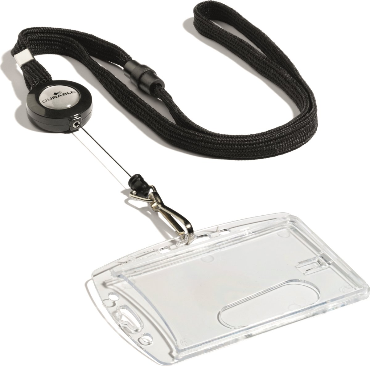 Durable textilband med jojo, svart