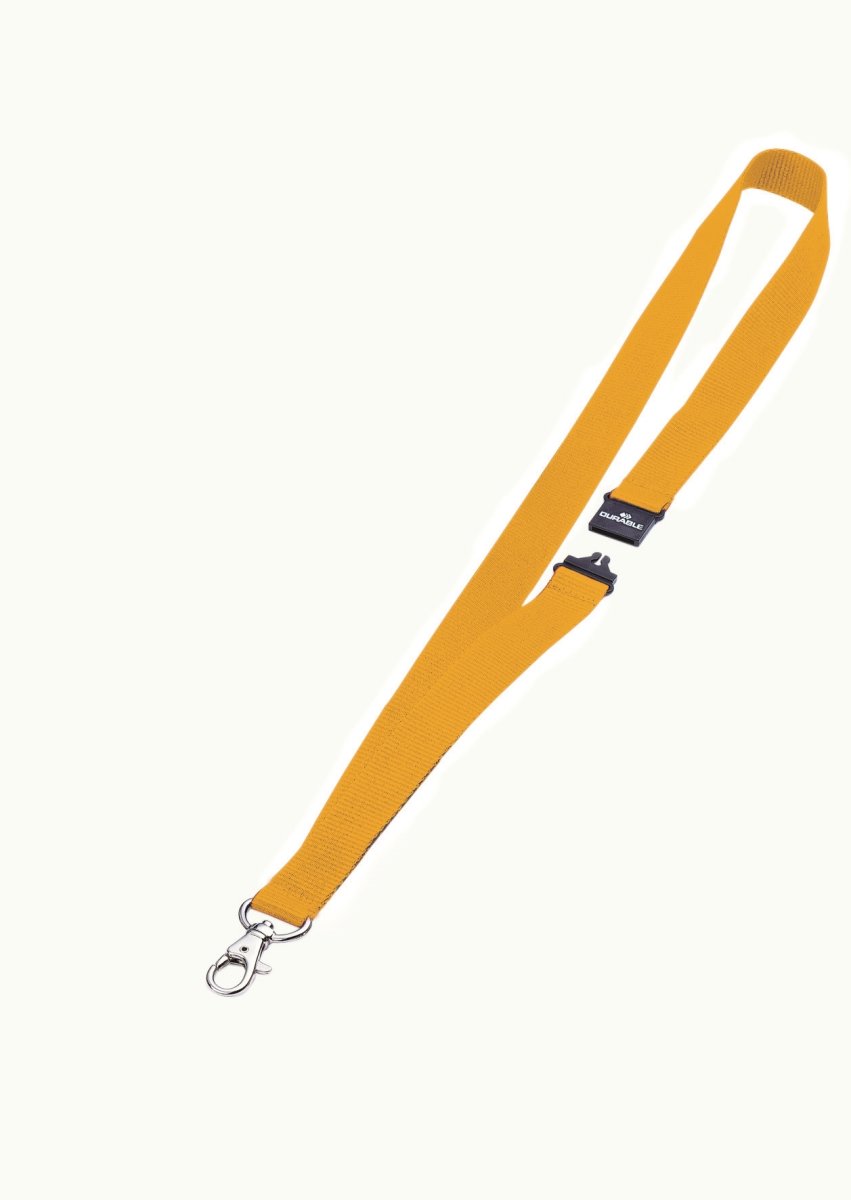 Durable textilhalsband 20 mm, gul