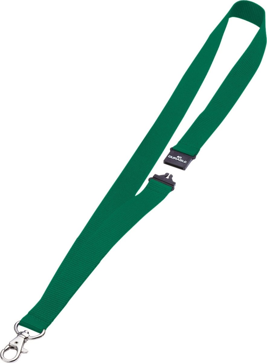 Durable textilhalsband 20 mm, grön