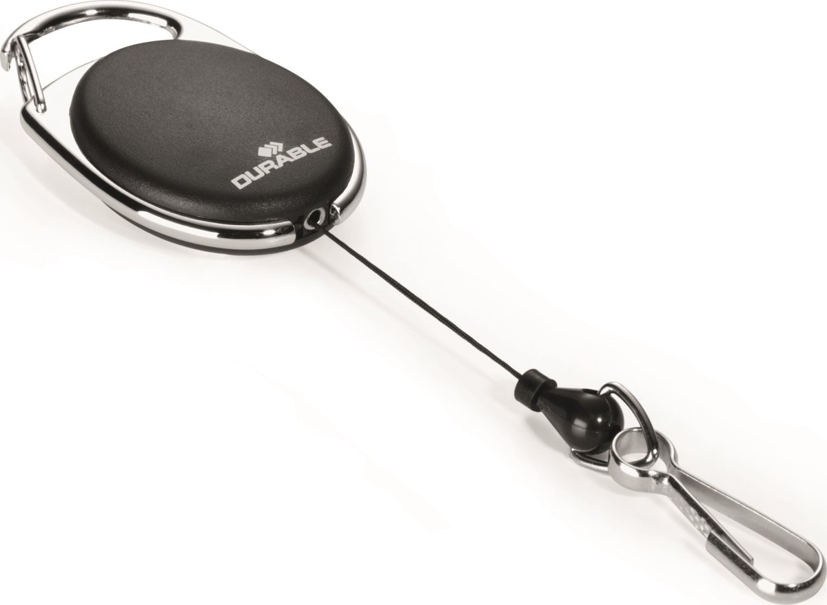 Durable Style jojohållare med metallhake, svart