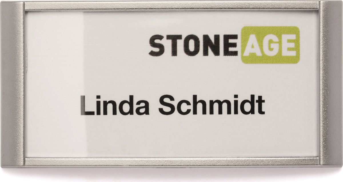 Durable Namnskylt med magnet 30x65 mm, 10 st.