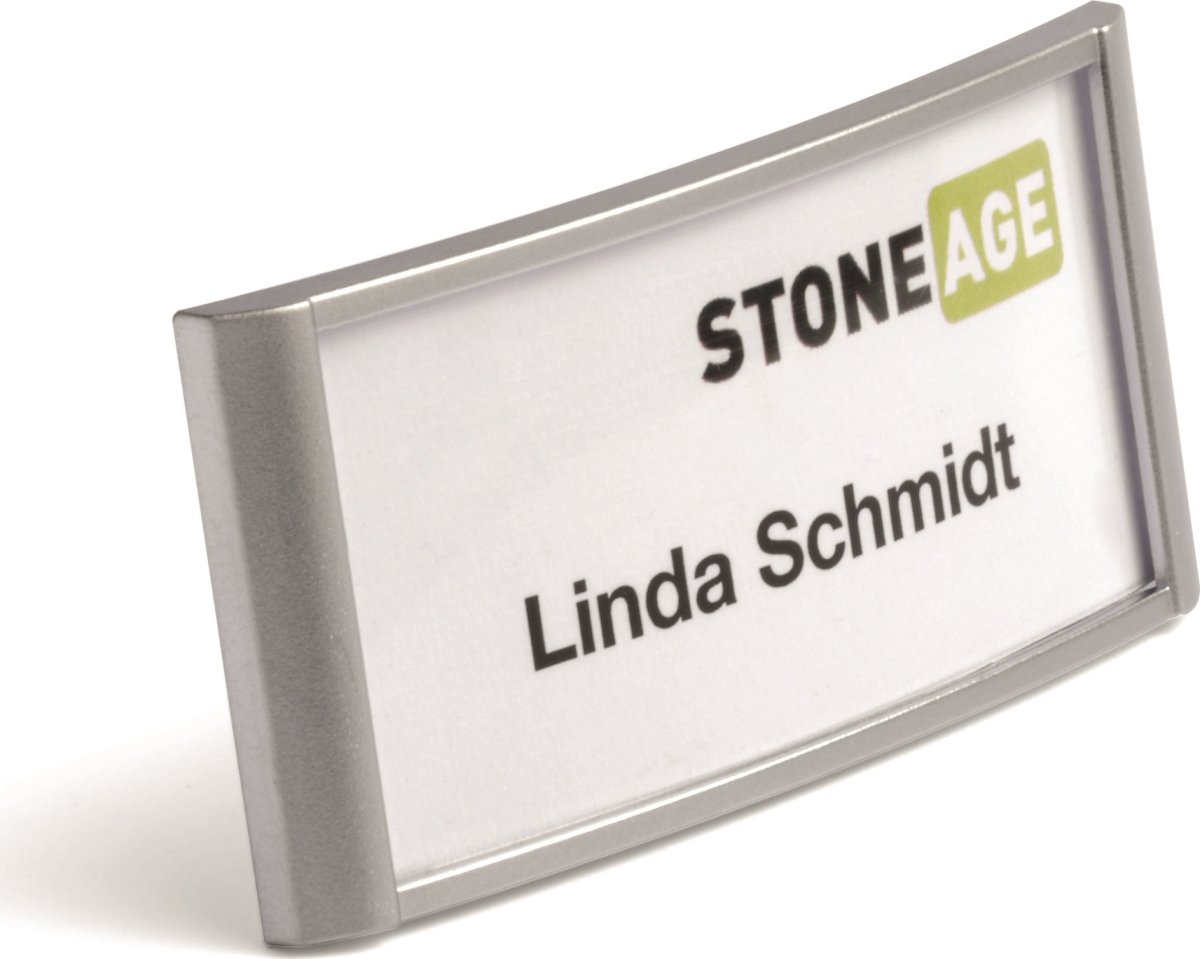 Durable Namnskylt med magnet 34x74 mm, 10 st.