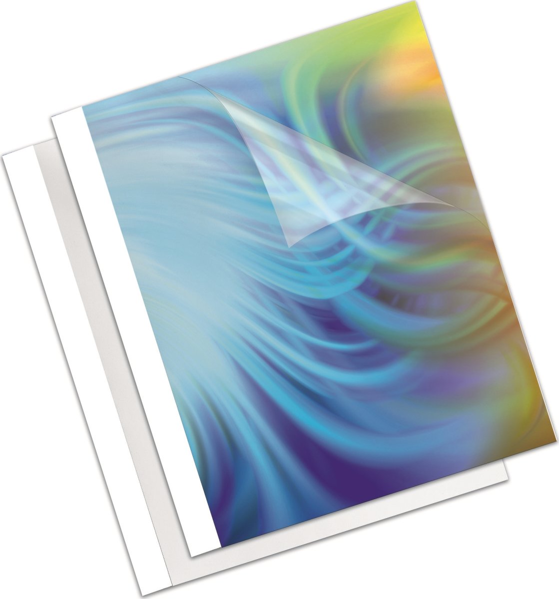 Inbindningsomslag Fellowes standard 1.5mm vit