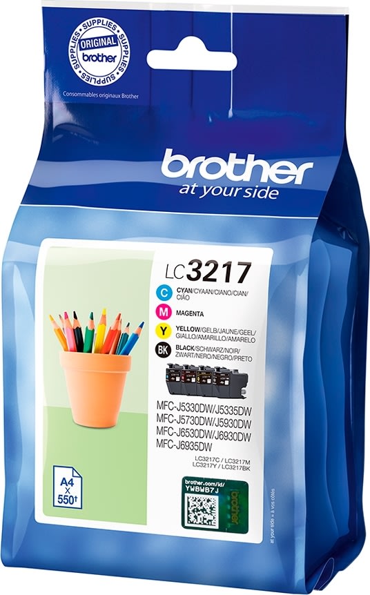 Bläckpatroner Brother LC3217VALDR BCMY 2200 s