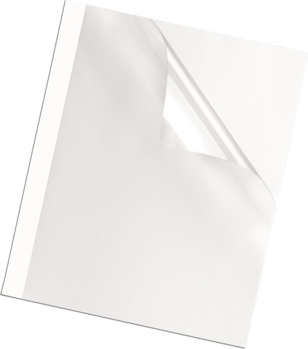 Inbindningsomslag Fellowes Standard 12mm vit