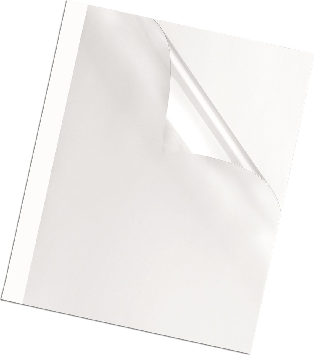 Fellowes Standard Thermal Binding cover 20mm, hvid