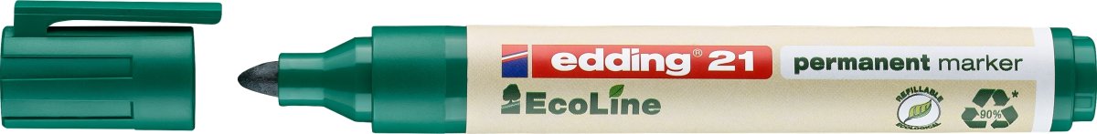 Edding 21 ecoline permanent märkpenna, grön