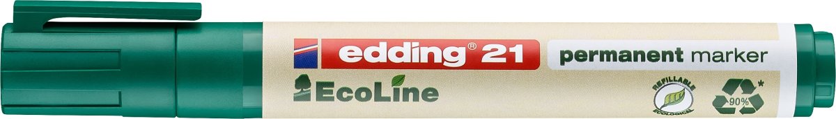 Edding 21 ecoline permanent märkpenna, grön