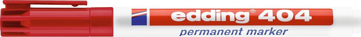 Edding 404 permanent märkpenna 0,75 mm, röd