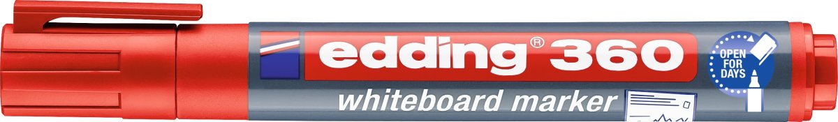 Edding 360 whiteboardpenna, röd