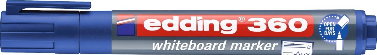 Edding 360 whiteboardpenna, blå