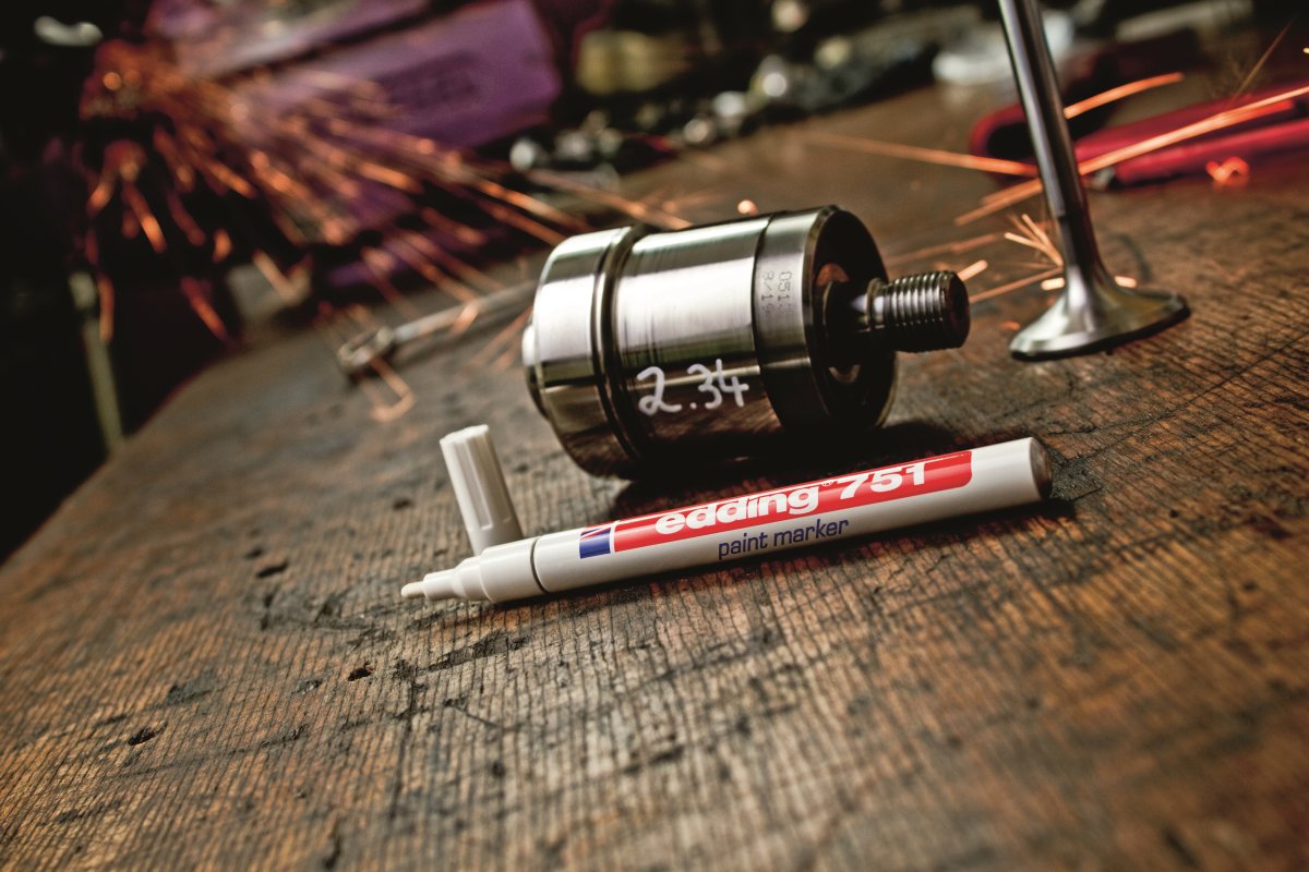 Edding 751 Paintmarker, blå
