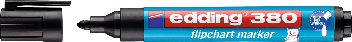 Edding 380 blädderblockspennor, set med 4 st bland