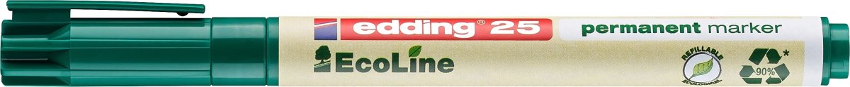 Permanent märkpenna Edding 25 Ecoline Grön